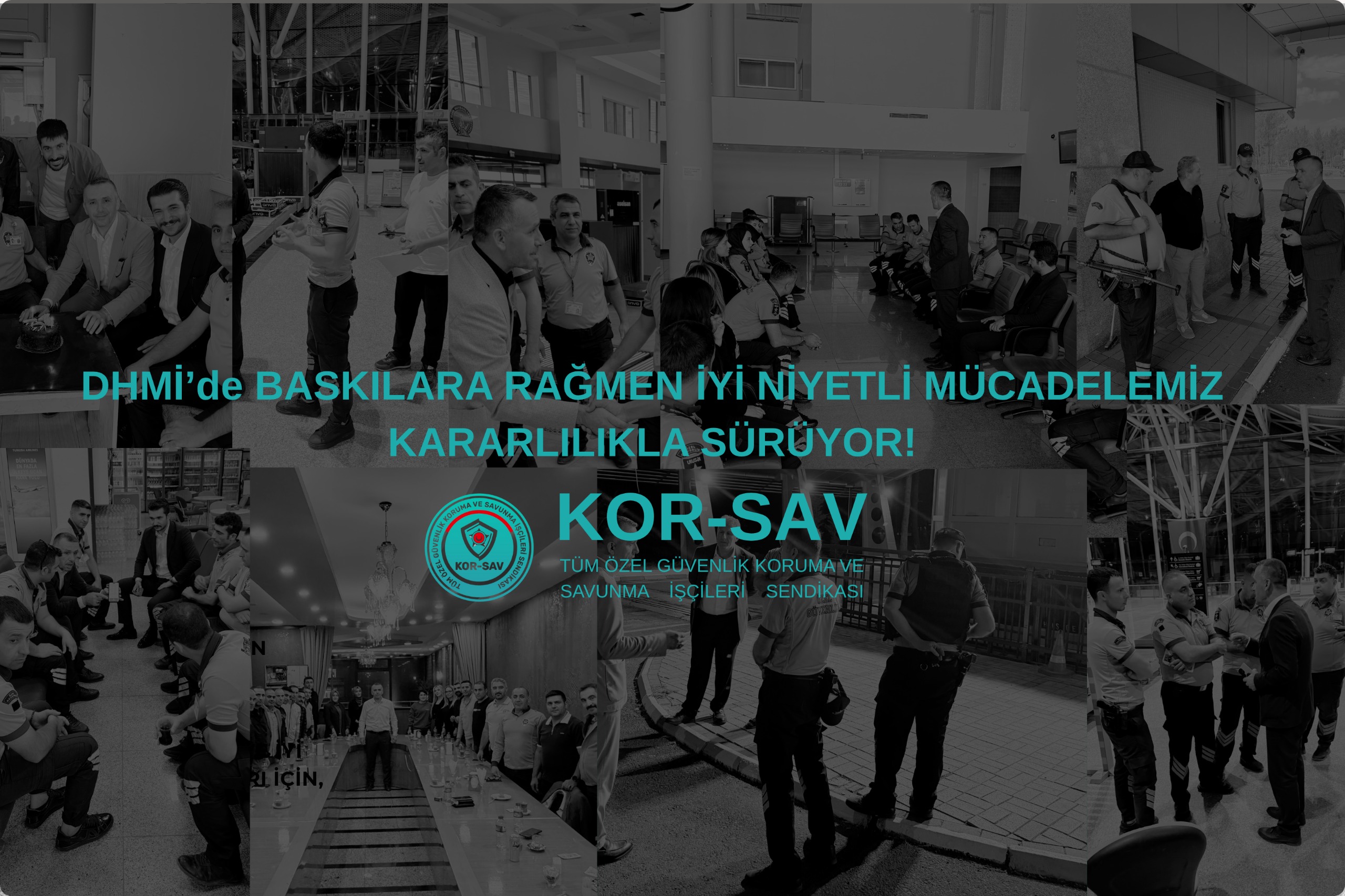 DHMİ’de Baskılara Rağmen İyi Niyetli Mücadelemiz Kararlılıkla Sürüyor!